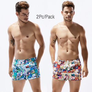 New Hot Mens Shorts Surf Board Shorts Summer Beach Homme Bermuda Short Pants Quick Dry Board Shorts